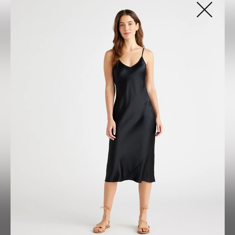 NWT 100% Quince Washable Silk Slip Dress Size: Large